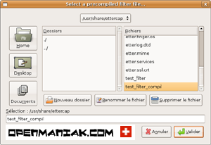 openmaniak ettercap man in the middle attack Load a filter