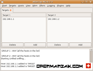 man in the middle attack openmaniak ettercap