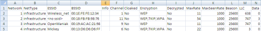 kismet csv log file