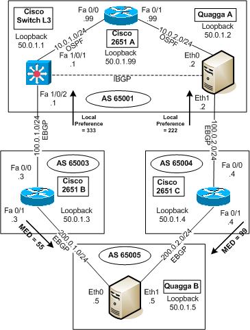 vyatta cisco case study BGP