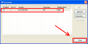 xlite sip softphone SIP accounts