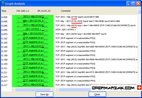 wireshark flow graph filter