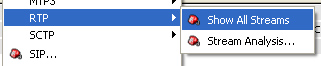 wireshark RTP all streams